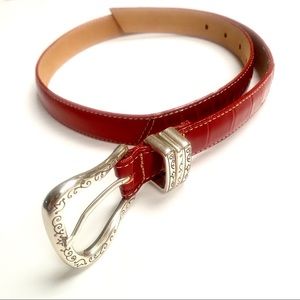 BRIGHTON Maroon/Red Belt